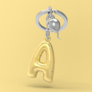 Móc khóa chữ  A| Letter A Keychain