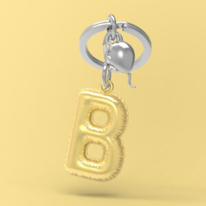 Móc khóa Chữ B| Letter B Keychain