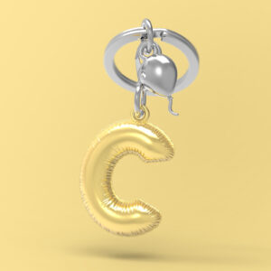 Móc khóa Chữ C| Letter C Keychain