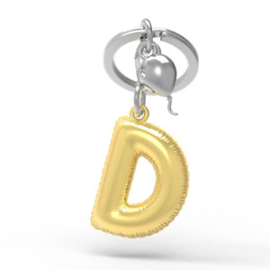 Móc khóa Chữ D| Letter D Keychain