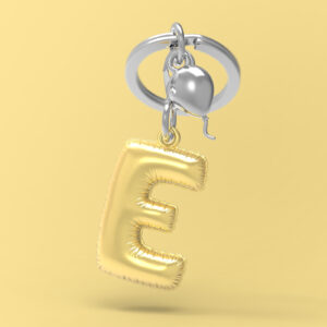Móc khóa Chữ E| Letter E Keychain