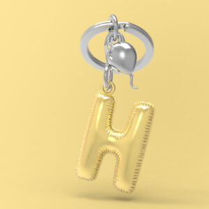Móc khóa Chữ H| Letter H Keychain