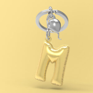 Móc khóa Chữ M| Letter M Keychain