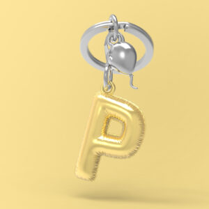 Móc khóa Chữ P| Letter P Keychain