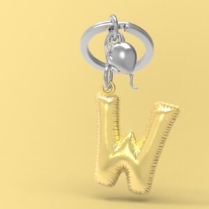 Móc khóa Chữ W| Letter W Keychain