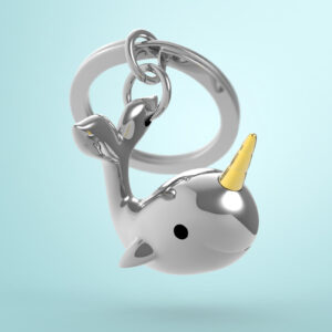Móc khóa Kỳ Lân Biển| Narwhal Keychain