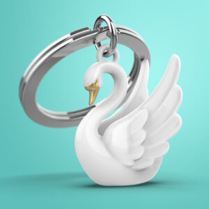Móc khóa Thiên Nga Trắng| White Swan Keychain