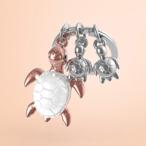 Móc khóa Gia đình Rùa| Turtle Family Keychain