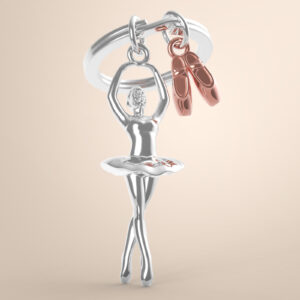 Móc khóa Giày Múa Ba Lê| Ballet & Shoes Keychain