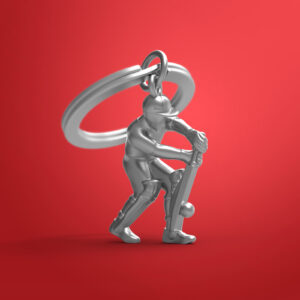 Móc khóa Cầu thủ Cricket| Cricket Player Keychain