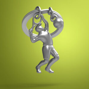 Móc khóa Cầu thủ Quần vợt| Tennis Player Keychain