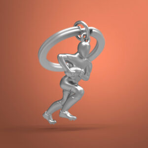 Móc khóa Cầu thủ Rugby| Rugby Player Keychain