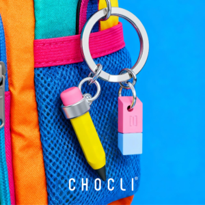 Móc khóa Bút chì & Tẩy| Pencil & Eraser Keychain