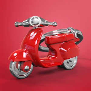 Móc khóa xe Vespa| Vespa Keychain
