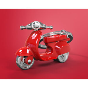 Móc khóa xe Vespa| Vespa Keychain